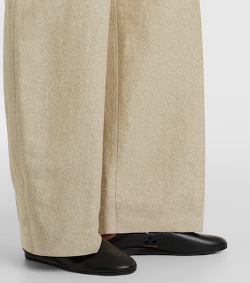 Ovalo cotton and linen barrel-leg pants | Jacquemus