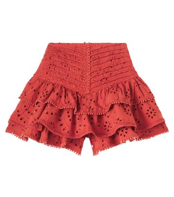 Alizee broderie anglaise cotton skirt | Poupette St Barth Kids