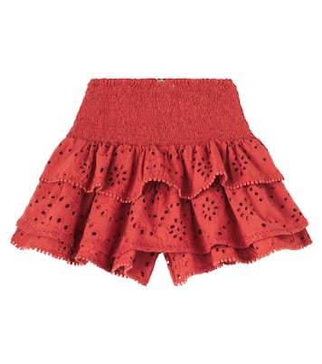 Alizee broderie anglaise cotton skirt | Poupette St Barth Kids