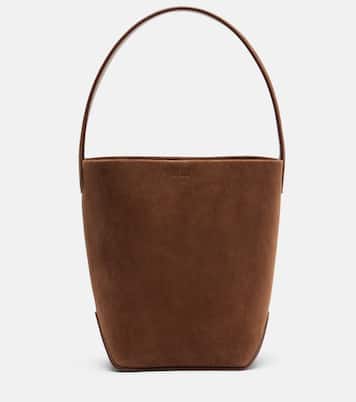 Tote Bag Park Edge N/S Small aus Veloursleder | The Row