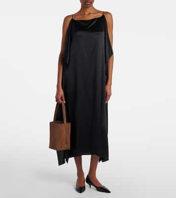 Tote Bag Park Edge N/S Small aus Veloursleder | The Row