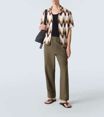 Gerade Mid-Rise-Hose | Commas