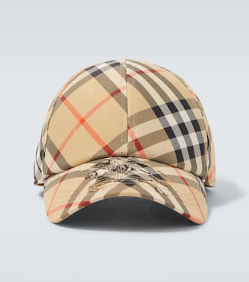 Cappello da baseball di Burberry Check in twill | Burberry