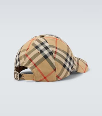 Cappello da baseball di Burberry Check in twill | Burberry