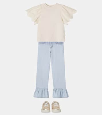 Ritza embroidered cotton top | Molo