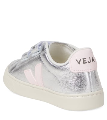 Esplar metallic leather sneakers | Veja Kids