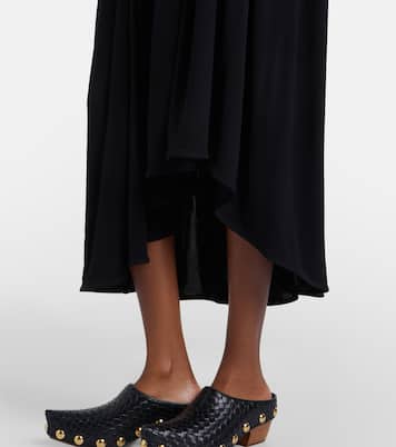 Asymmetric crêpe jersey cocktail dress | Bottega Veneta