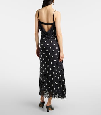 Slipdress Capo aus Seide mit Spitze | Sportmax