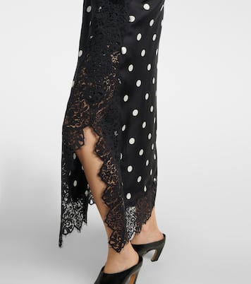 Slipdress Capo aus Seide mit Spitze | Sportmax