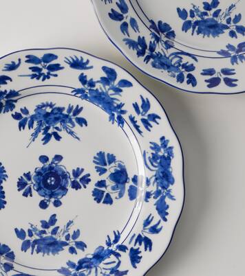 Set di 2 piatti piani Gloria in porcellana | Cabana