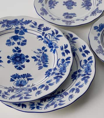 Set di 2 piatti piani Gloria in porcellana | Cabana