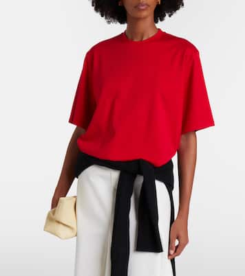 Cotton and silk-blend T-shirt | Róhe