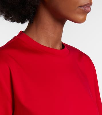 Cotton and silk-blend T-shirt | Róhe