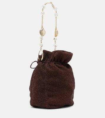 Bucket-Bag Lumière Small mit Kristallen | Oséree