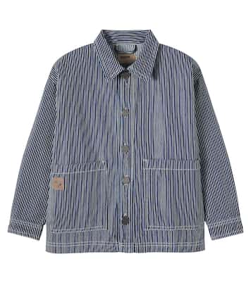 Giacca Cole in canvas di cotone a righe | Wheat