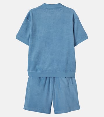 Set aus Top und Shorts aus Frottee | Wheat