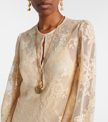 Robe longue Como en dentelle | Zimmermann