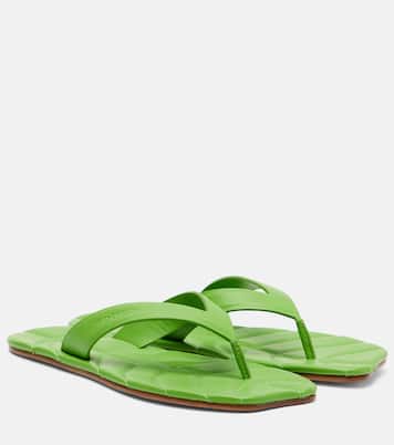 Sandali infradito Leaf in pelle | JW Anderson