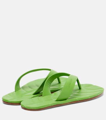 Sandali infradito Leaf in pelle | JW Anderson