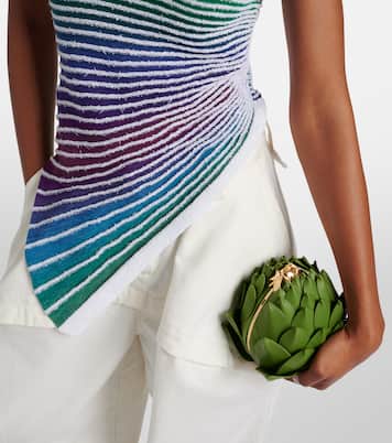 Clutch Paula's Ibiza Artichoke Small de piel | Loewe