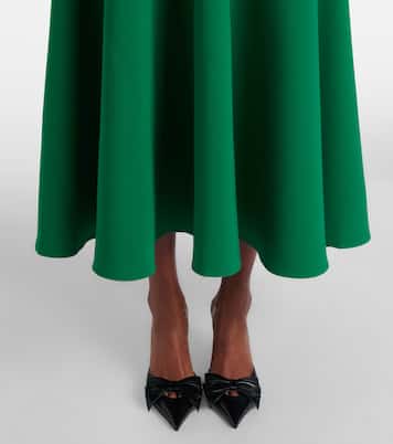 Stephanie draped crêpe cocktail dress | Safiyaa