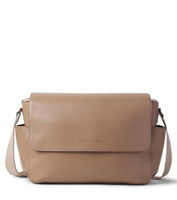 Baby leather changing bag | Brunello Cucinelli Kids