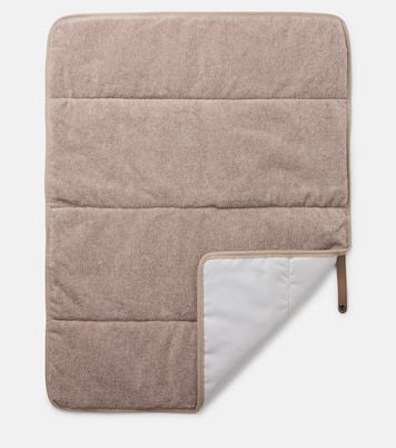 Baby leather changing bag | Brunello Cucinelli Kids