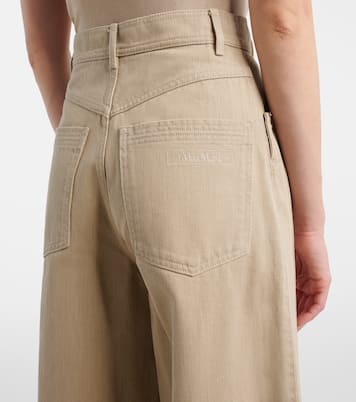 High-rise wide-leg jeans | Max Mara