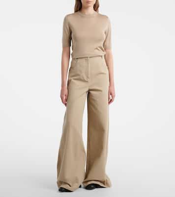High-rise wide-leg jeans | Max Mara