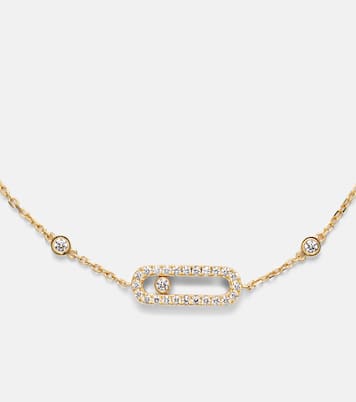 Pulsera Move Uno de oro de 18 ct con diamantes | Messika