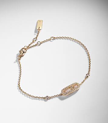 Pulsera Move Uno de oro de 18 ct con diamantes | Messika