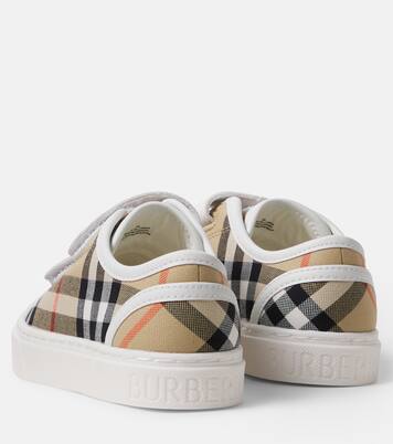Burberry Check canvas sneakers | Burberry Kids