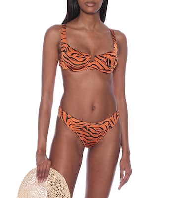 Bedrucktes Bikini-Höschen Selvaggia | Reina Olga