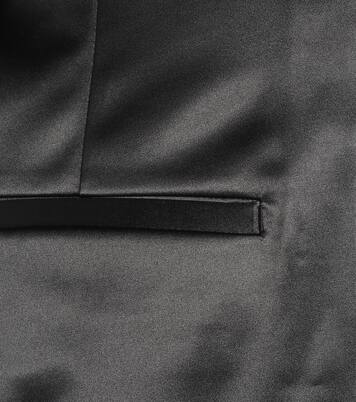 Pantalon ample à taille haute en satin | Dodo Bar Or