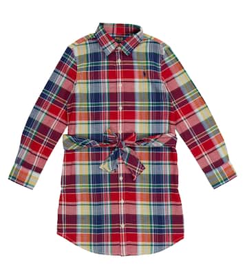 Robe à carreaux en coton | Polo Ralph Lauren Kids