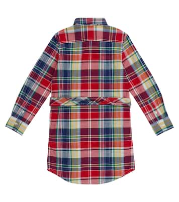 Robe à carreaux en coton | Polo Ralph Lauren Kids