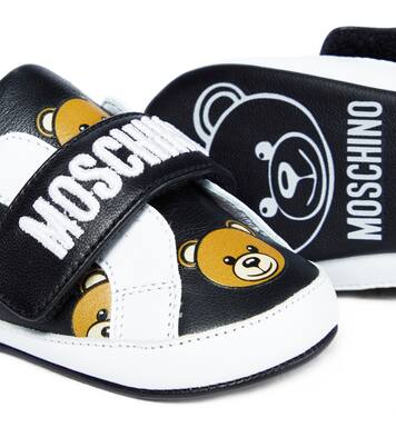 Baby Sneakers aus Leder | Moschino Kids