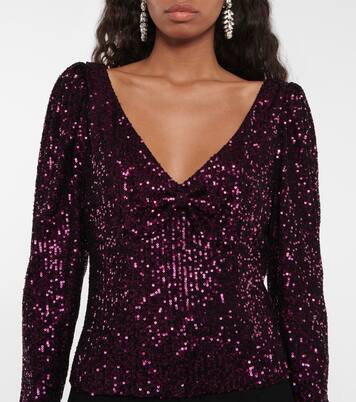 Top Taylor mit Pailletten | Caroline Constas