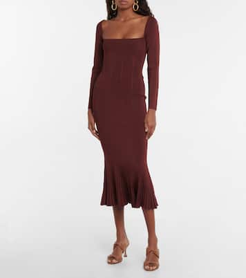 Midikleid Atalanta aus Rippstrick | Galvan