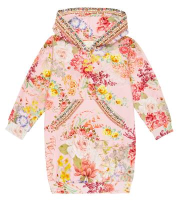 Floral cotton-blend sweatshirt dress | Camilla Kids