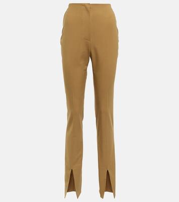 Slim-Fit-Hose Florine aus Wollgemisch | Nanushka