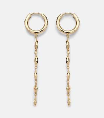 Ohrringe Charmed Micro Gabby aus 18kt Gelbgold mit Diamanten | Octavia Elizabeth