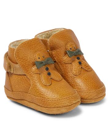 Baby Aggas Lining leather booties | Donsje