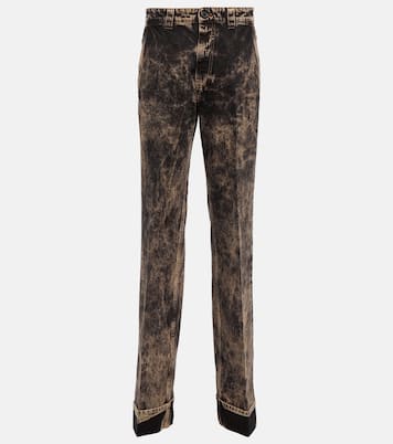 Low-Rise Straight Jeans | Miu Miu