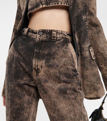 Low-Rise Straight Jeans | Miu Miu