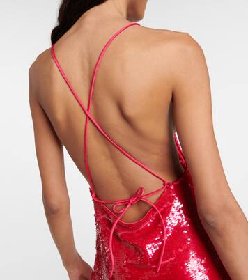 Robe midi à sequins | Ganni