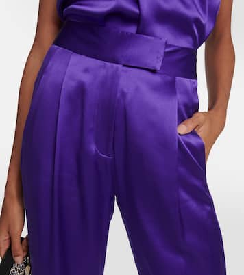 Pantalon ample en satin de soie | The Sei