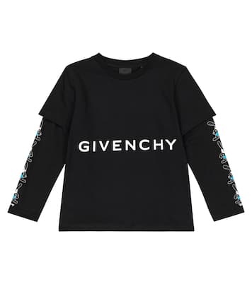 Logo cotton T-shirt | Givenchy Kids