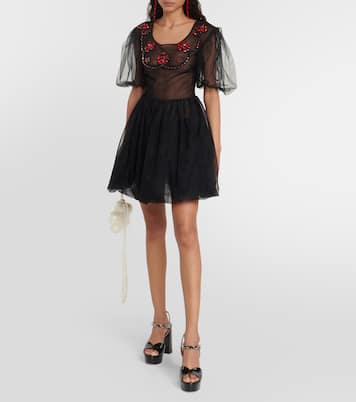 Robe en tulle à ornements | Simone Rocha