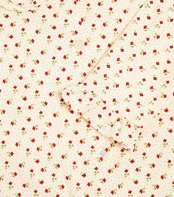 Ania floral cotton shirt | La Coqueta